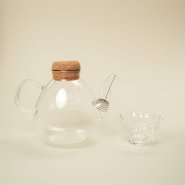 ClearBloom Glass Teapot Set