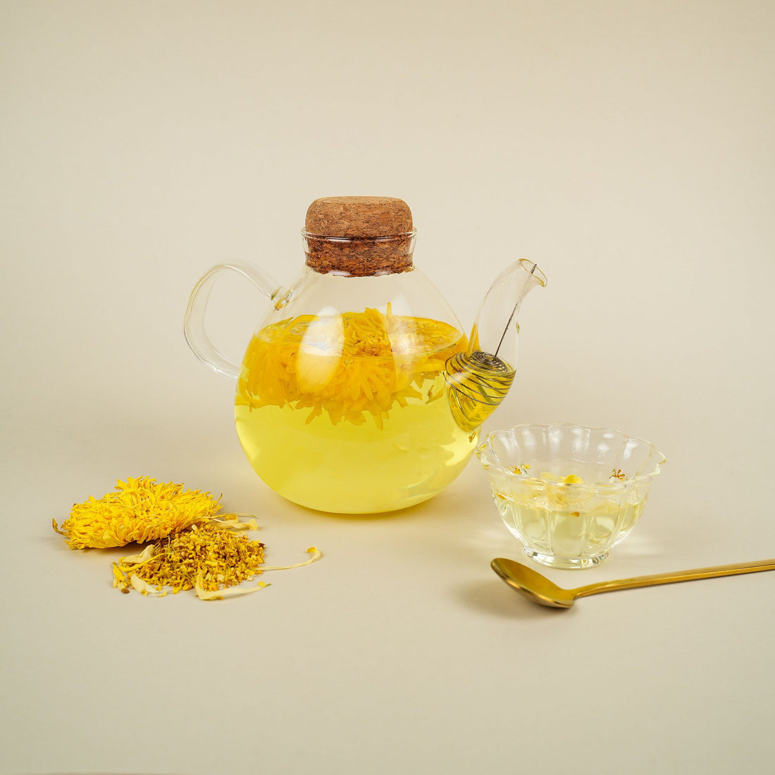 ClearBloom Glass Teapot Set