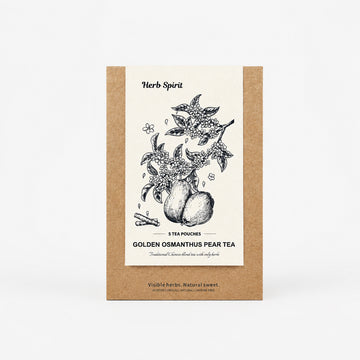 Golden Osmanthus Pear Tea| Kumquat & Tangerine Peel (5 Pouches)