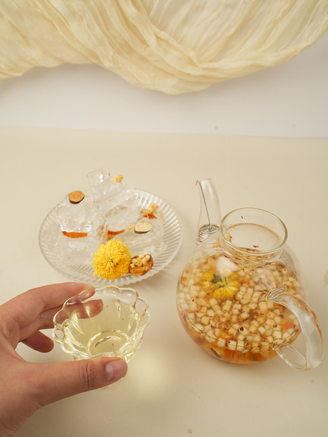 Golden Osmanthus Pear Tea| Kumquat & Tangerine Peel (5 Pouches)