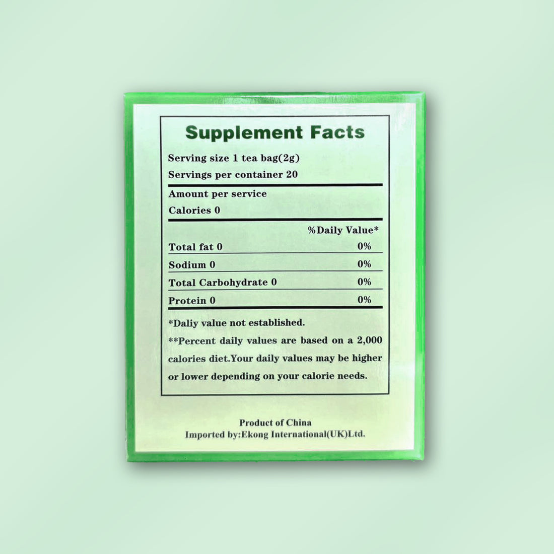 Blood Sugar Regulating Tea